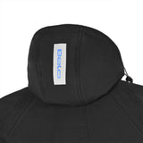 BELA BREEZE Casca Mole Moto Capuz Preto Azul - Imagem parte superior costas Casacos