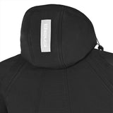 BELA BREEZE Casca Mole Moto Capuz Preto Cinza- Imagem central traseira da Casacos