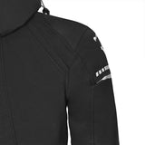 BELA BREEZE Casca Mole Moto Capuz Preto Cinza - Imagem traseira direita da Casacos