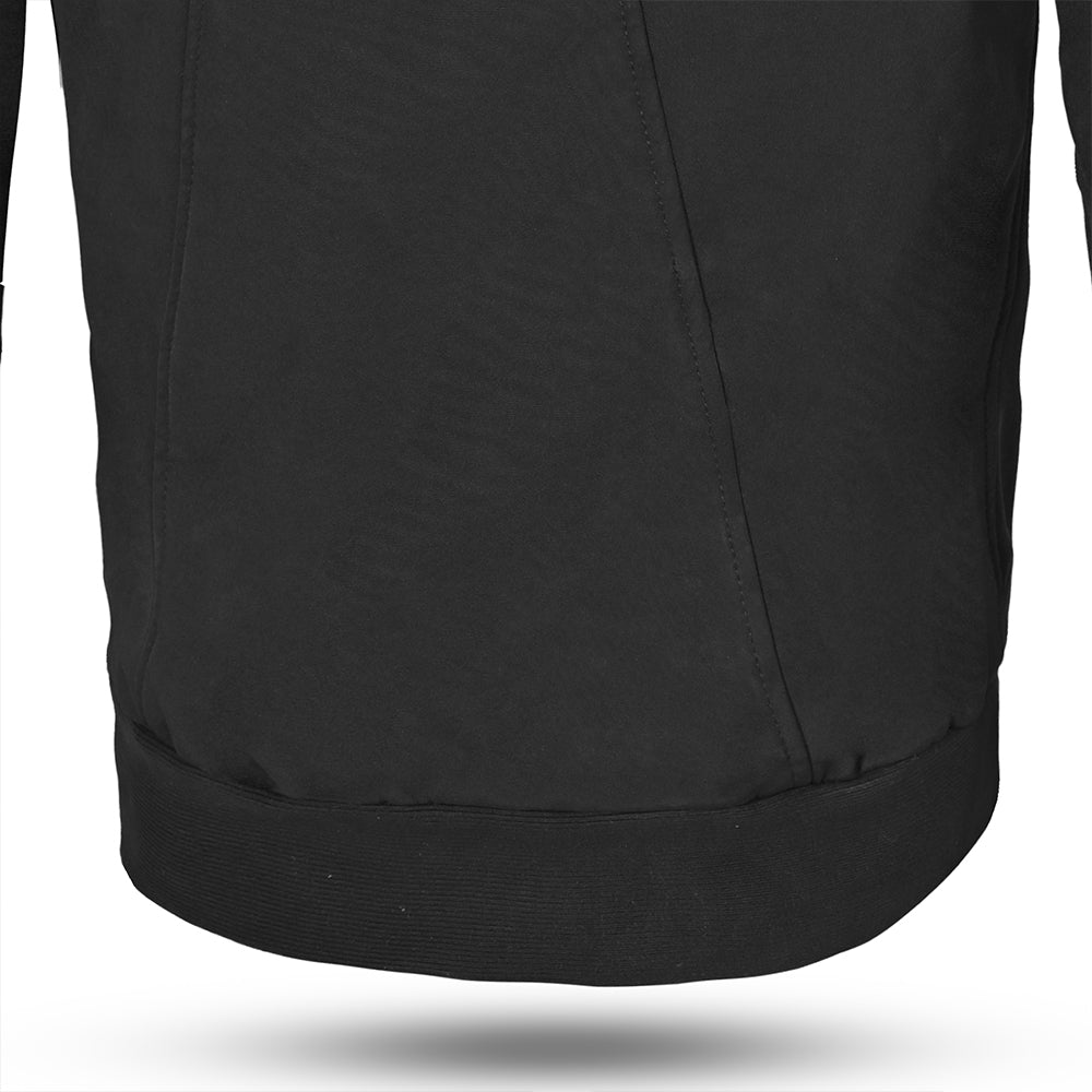 BELA BREEZE Casca Mole Moto Capuz Preto Vermelho - Imagem central traseira da Casacos