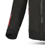 BELA BREEZE Casca Mole Moto Capuz Preto Vermelho - Imagem superior direita da Casacos