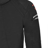 BELA BREEZE Casca Mole Moto Capuz Preto Vermelho - Imagem traseira direita da Casacos