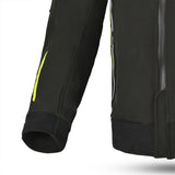BELA BREEZE Moto Capuz Preto Fluo Amarelo - Imagem frontal direita da Casacos