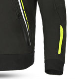 BELA BREEZE Moto Capuz Preto Fluo Amarelo - Imagem superior esquerda da Casacos