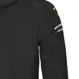 BELA BREEZE Moto Capuz Preto Fluo Amarelo - Imagem traseira direita da Casacos