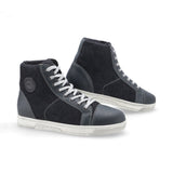 BELA Blake Couro Moto Botas Azul - Imagem dupla de botas