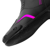 BELA FASTER 2.0 Touring Botas De Moto Preto Rosa