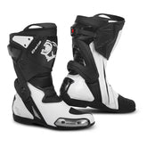 BELA RACE PRO (R6) BOTAS DE MOTO COURO PRETO BRANCO – Maximomoto PT