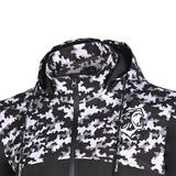 BELA CAMO RUSH Moto Capuz Preto Cinza Escuro- Imagem frontal superior da Casacos