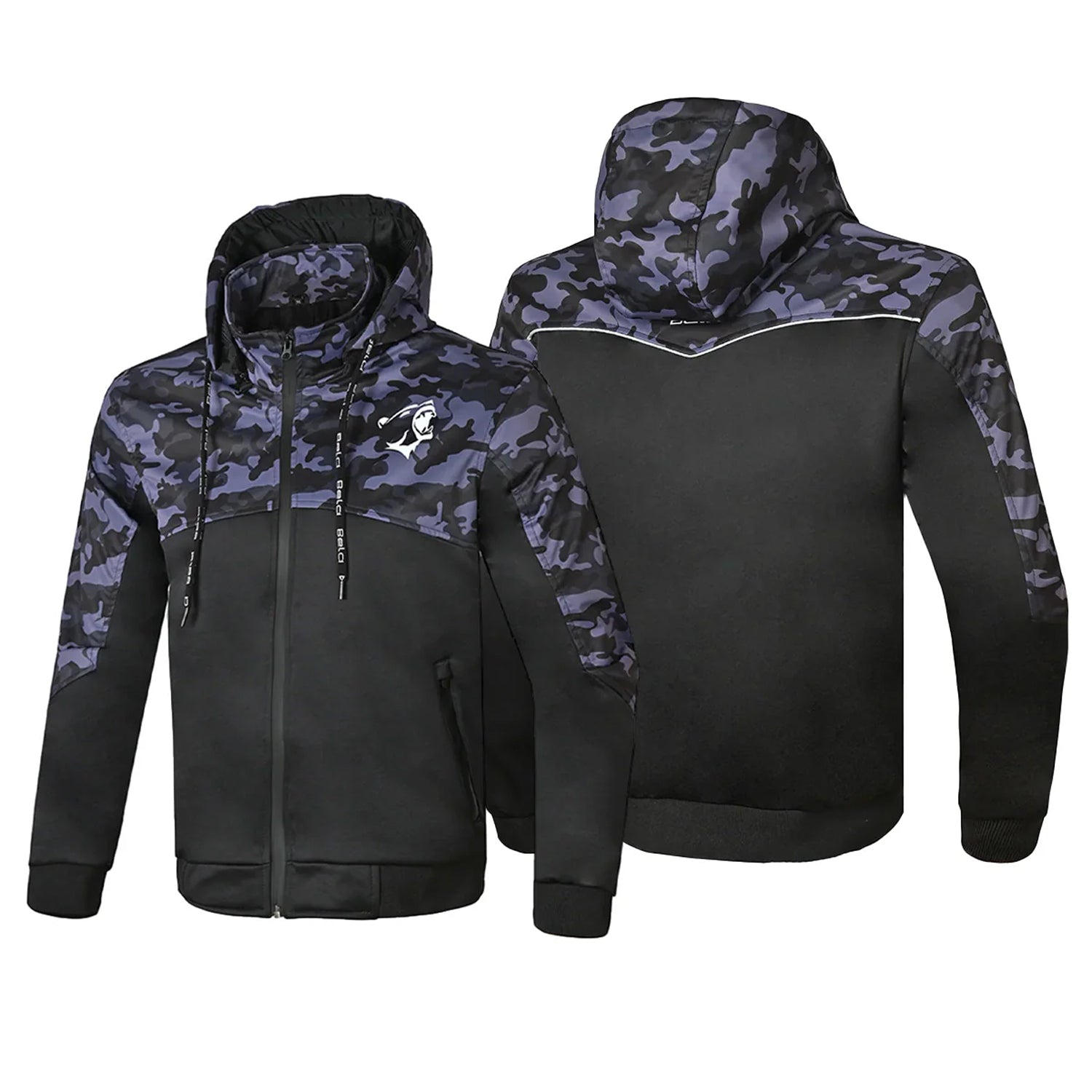 BELA CAMO RUSH Moto Têxtil Capuz Azul Preto – 2 – Maximomoto PT