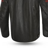 BELA STARK Casacos De Moto Couro Escuro Preto Marron Vermelho