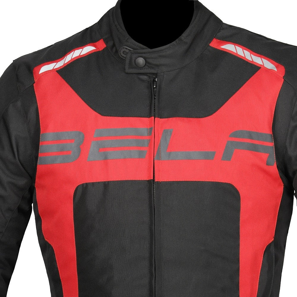 BELA CLUTCH Casacos De Moto Preto Vermelho – 3 – Maximomoto PT
