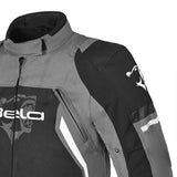 BELA CORDANIEL Moto Casacos Preto Cinza Escuro - Imagem superior esquerda da Casacos