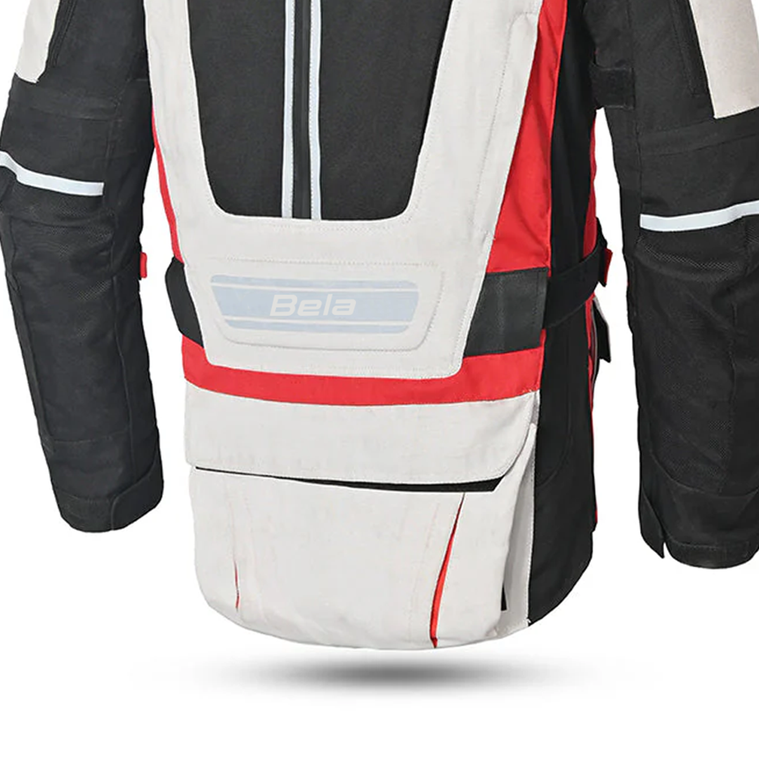 BELA CROSSROAD EXTREME WP Moto Casacos Cinza Gelo Vermelho – 4 – Maximomoto PT