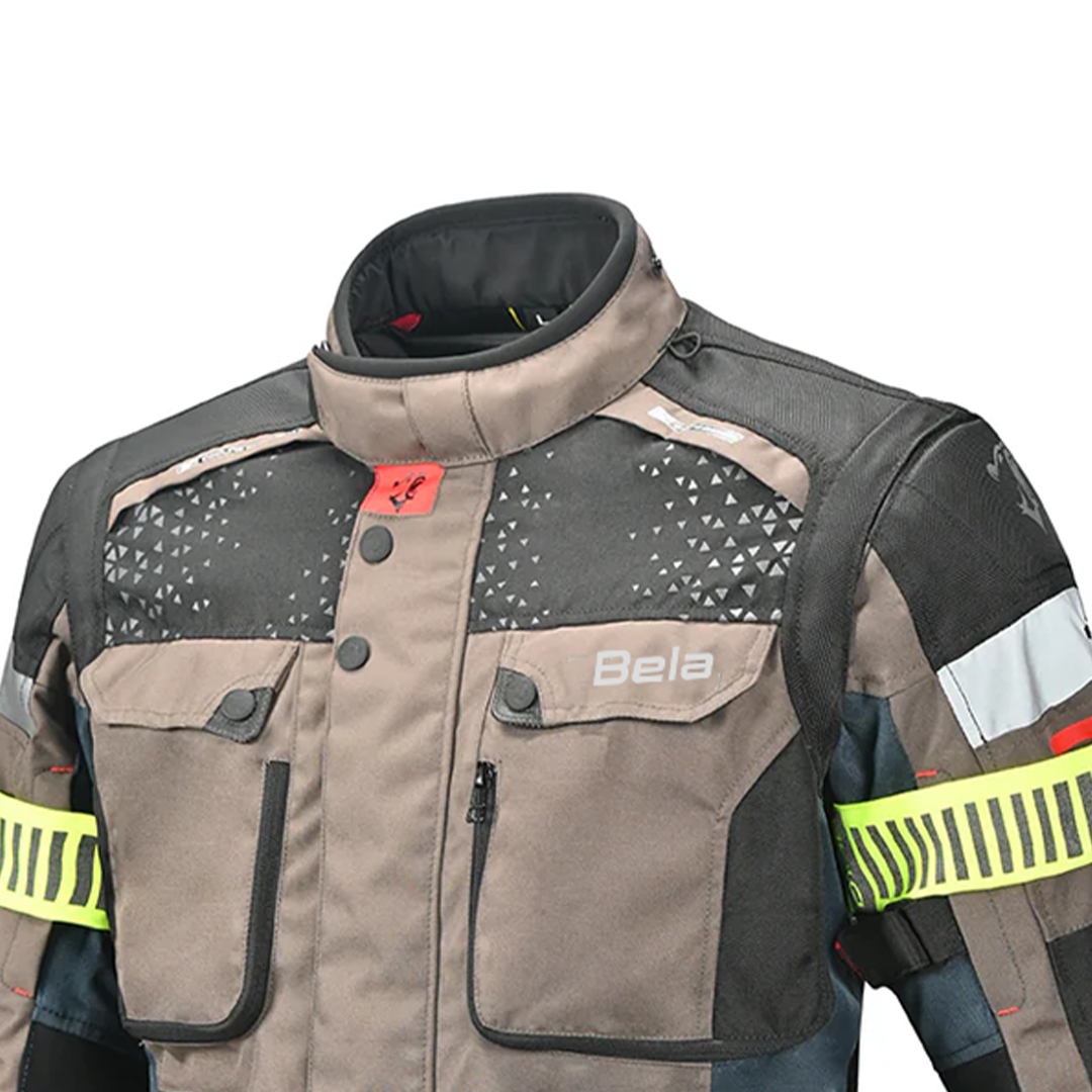 BELA CROSSROAD EXTREME WP Motorcycle Textile Jackets Navy Brown – 5 – Maximomoto PT
