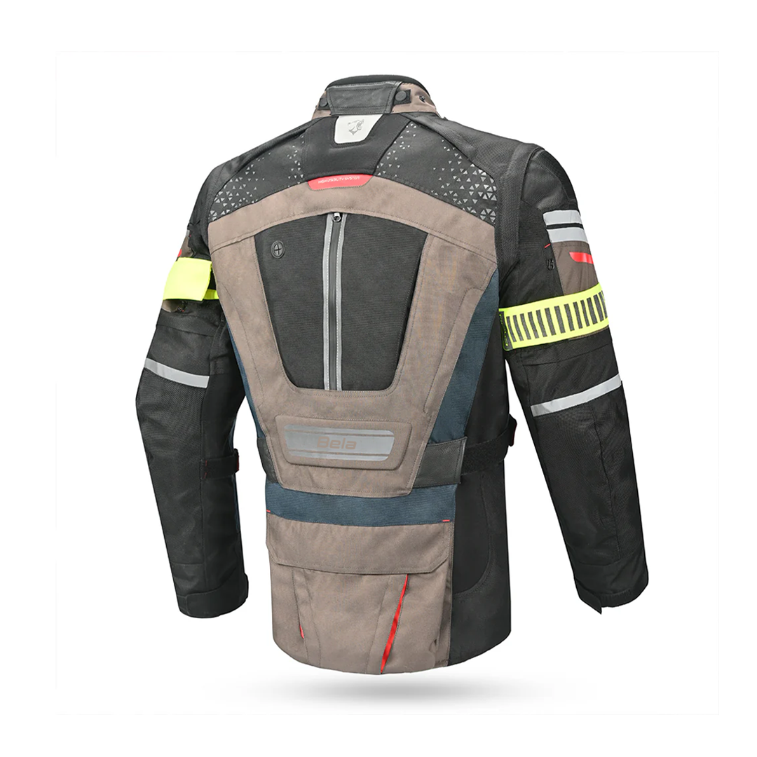 BELA CROSSROAD EXTREME WP Motorcycle Textile Jackets Navy Brown – 3 – Maximomoto PT