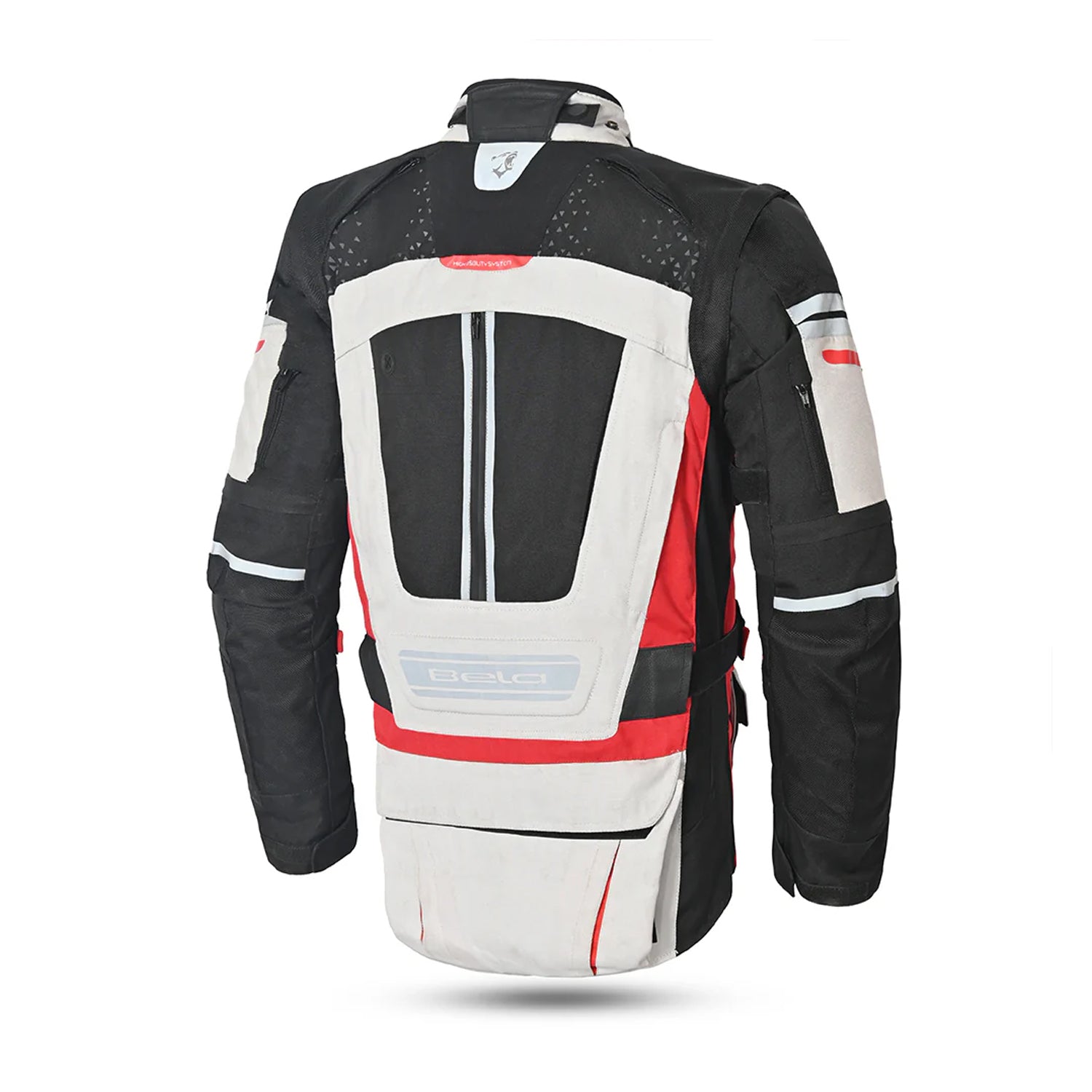 BELA CROSSROAD EXTREME WP Motorcycle Jackets Ice Gray Red – 2 – Maximomoto PT