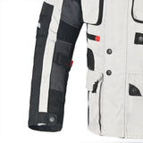 BELA CROSSROAD EXTREME WP Moto Têxtil Casacos Gelo Cinza Preto - Imagem frontal direita da Casacos