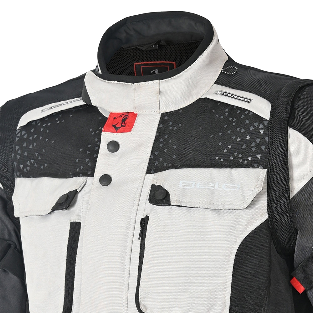 BELA CROSSROAD EXTREME WP Motorcycle Textile Jackets Ice Gray Black – 11 – Maximomoto PT