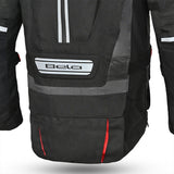 BELA CROSSROAD EXTREME WP Moto Têxtil Casacos Preto Antracite Vermelho - Imagem central traseira da Casacos