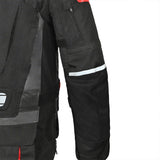 BELA CROSSROAD EXTREME WP Moto Têxtil Casacos Preto Antracite Vermelho - Imagem traseira direita da Casacos