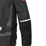 BELA CROSSROAD EXTREME WP Moto Têxtil Casacos Preto Antracite Vermelho - Imagem traseira direita da Casacos