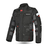 BELA CROSSROAD EXTREME WP Motorcycle Textile Jackets Black Anthracite Red