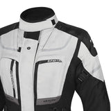 BELA TRANSFORMER CASACOS DE MOTO SENHORA GELO CINZA PRETO