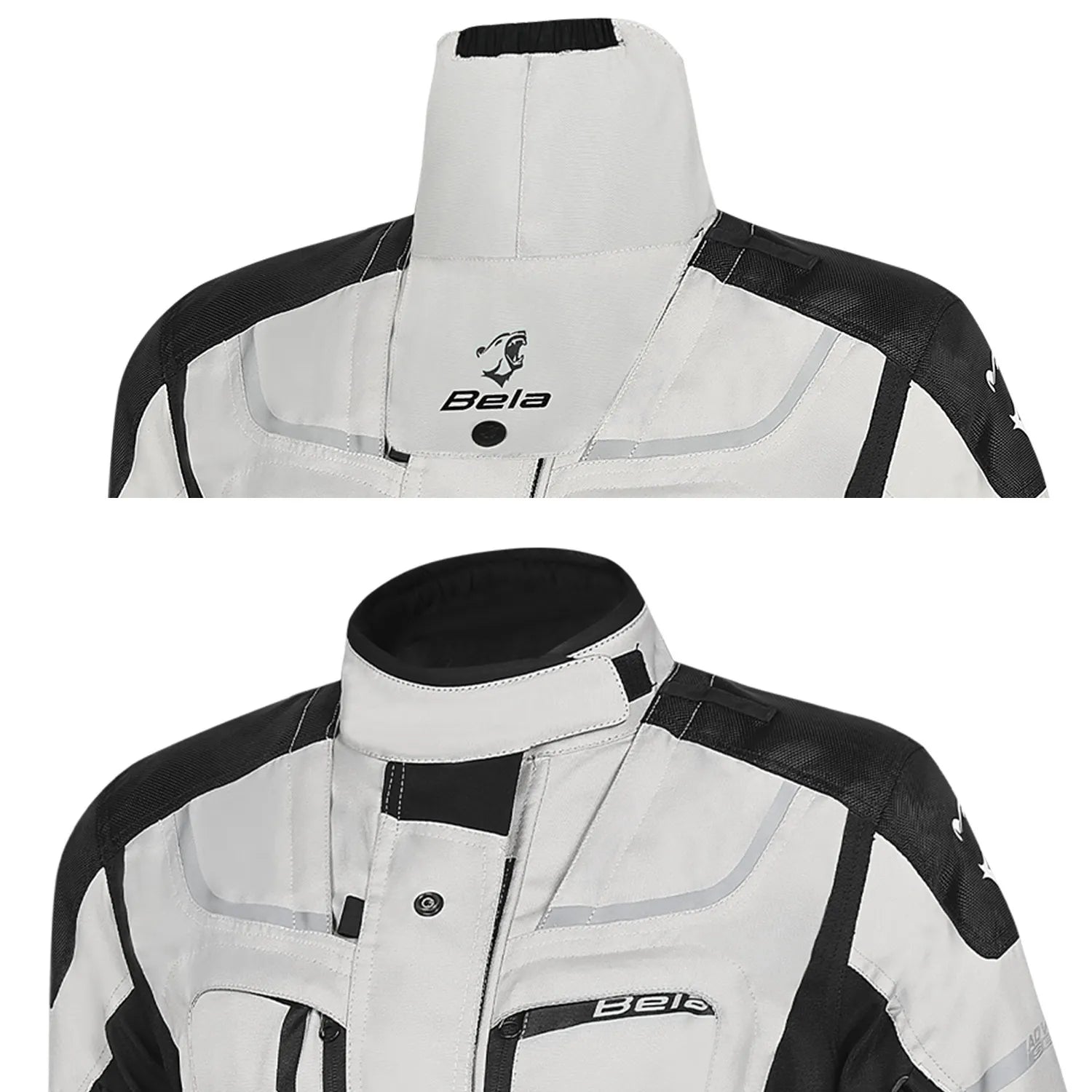 BELA TRANSFORMER CASACOS DE MOTO SENHORA GELO CINZA PRETO – 4 – Maximomoto PT