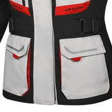 BELA TRANSFORMER CASACOS DE MOTO SENHORA HELO VERMELHO PRETO