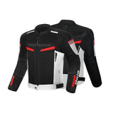 BELA SPRINTER Motorcycle Textile Jacket Ice Black Red