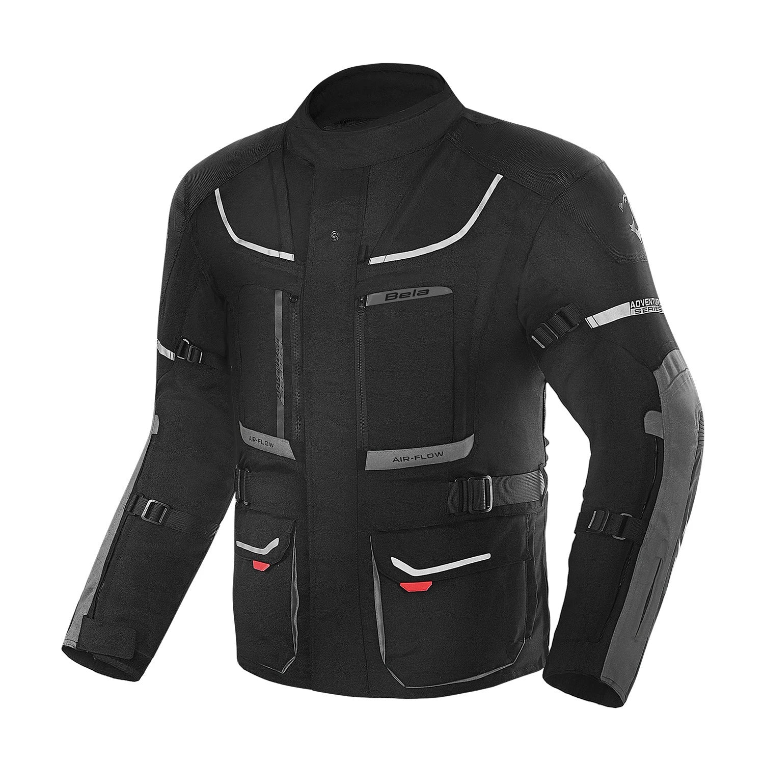 BELA TRANSFORMER 3 EM 1 CASACOS TEXTIL DE MOTO PRETO ANTRACITE – 1 – Maximomoto PT