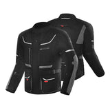 BELA TRANSFORMER 3 EM 1 CASACOS TEXTIL DE MOTO PRETO ANTRACITE