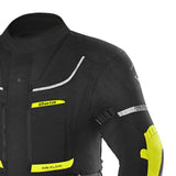 Beautiful Transformer 3 in 1 Motorcycle Black Yellow Fluorescent Jacket