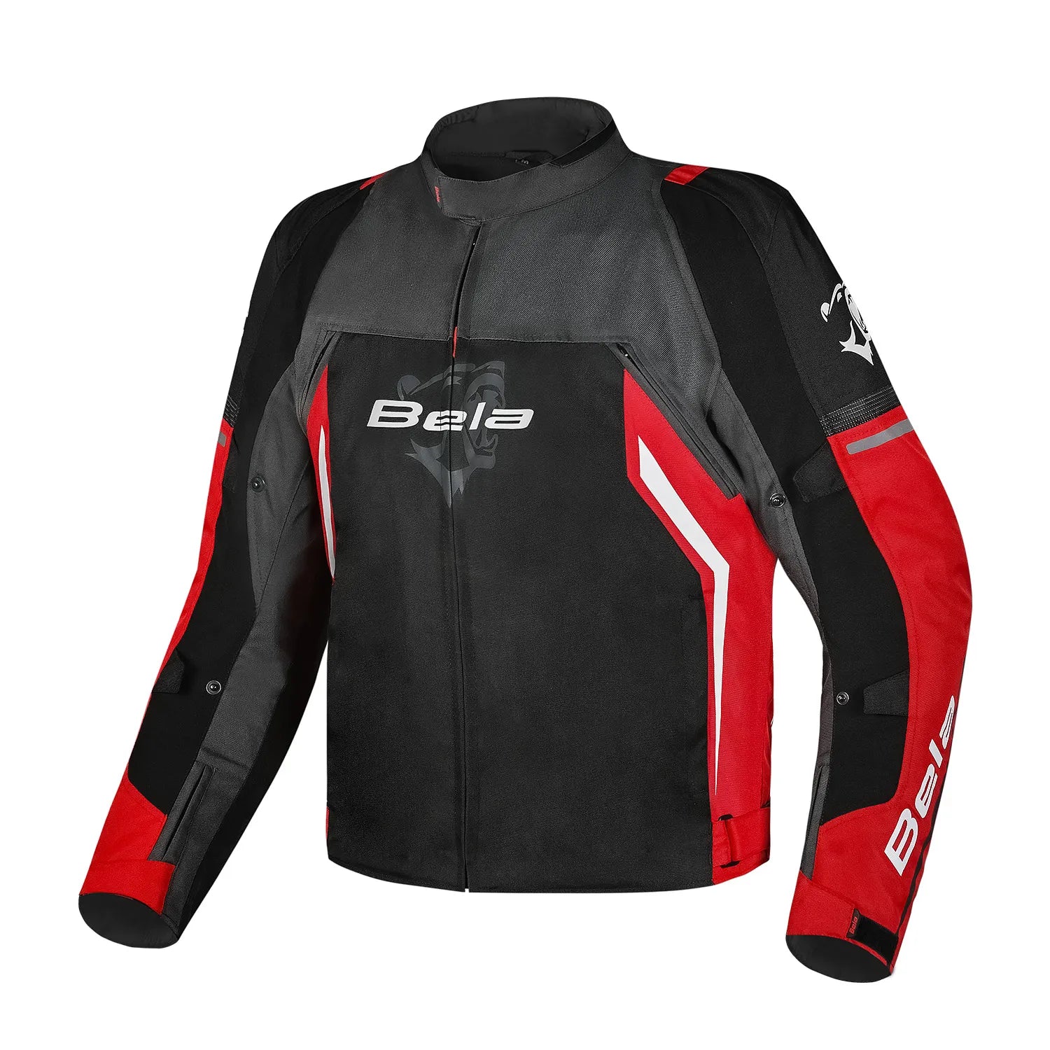 BELA CORDANIEL CASACOS DE MOTO HOMEM PRETO ANTRACITE VERMELHO – 1 – Maximomoto PT