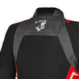BELA CORDANIEL CASACOS DE MOTO HOMEM PRETO ANTRACITE VERMELHO