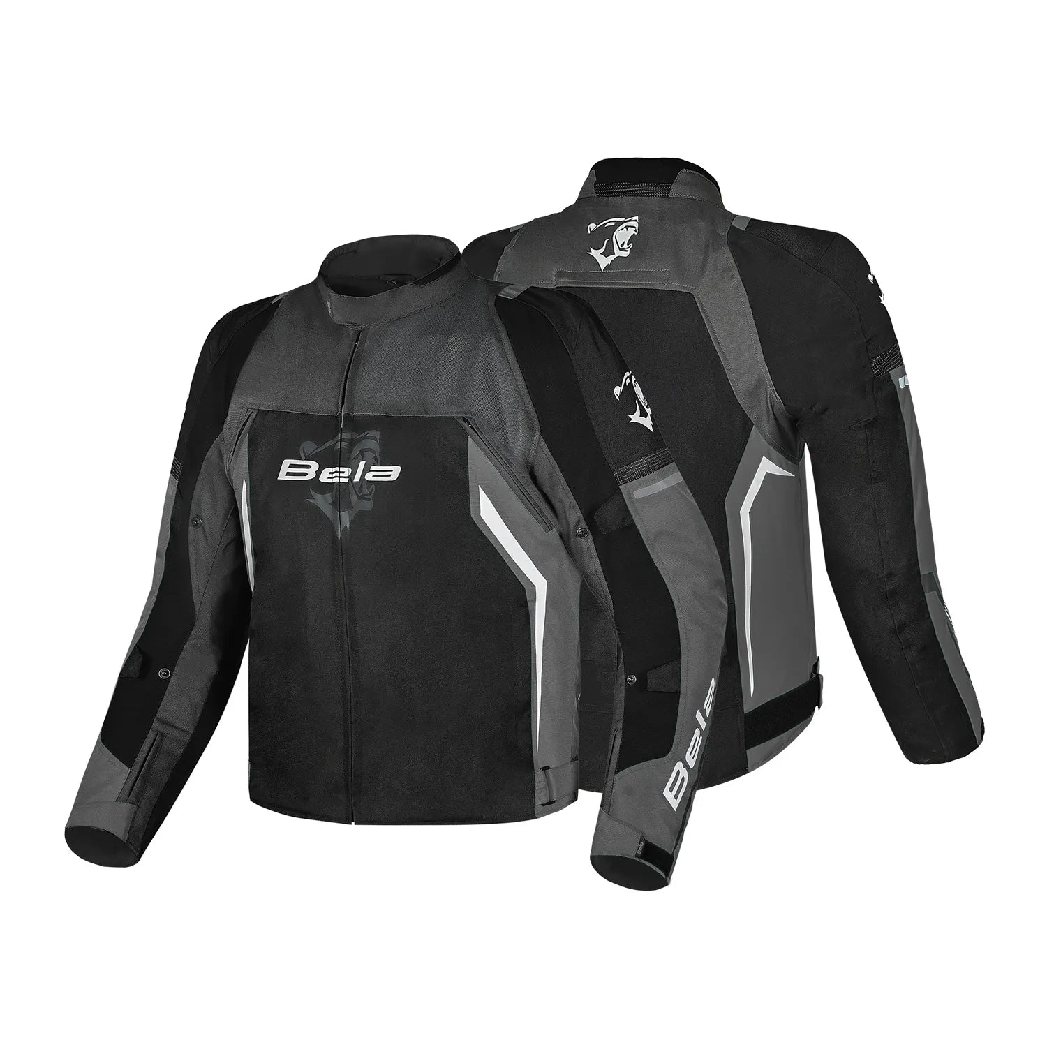BELA CORDANIEL CASACOS DE MOTO PRETO CINZA ESCURO – 2 – Maximomoto PT