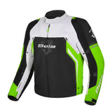 BELA CORDANIEL CASACOS DE MOTO HOMEM PRETO GELO VERDE FLUO