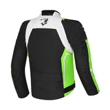 BELA CORDANIEL CASACOS DE MOTO HOMEM PRETO GELO VERDE FLUO