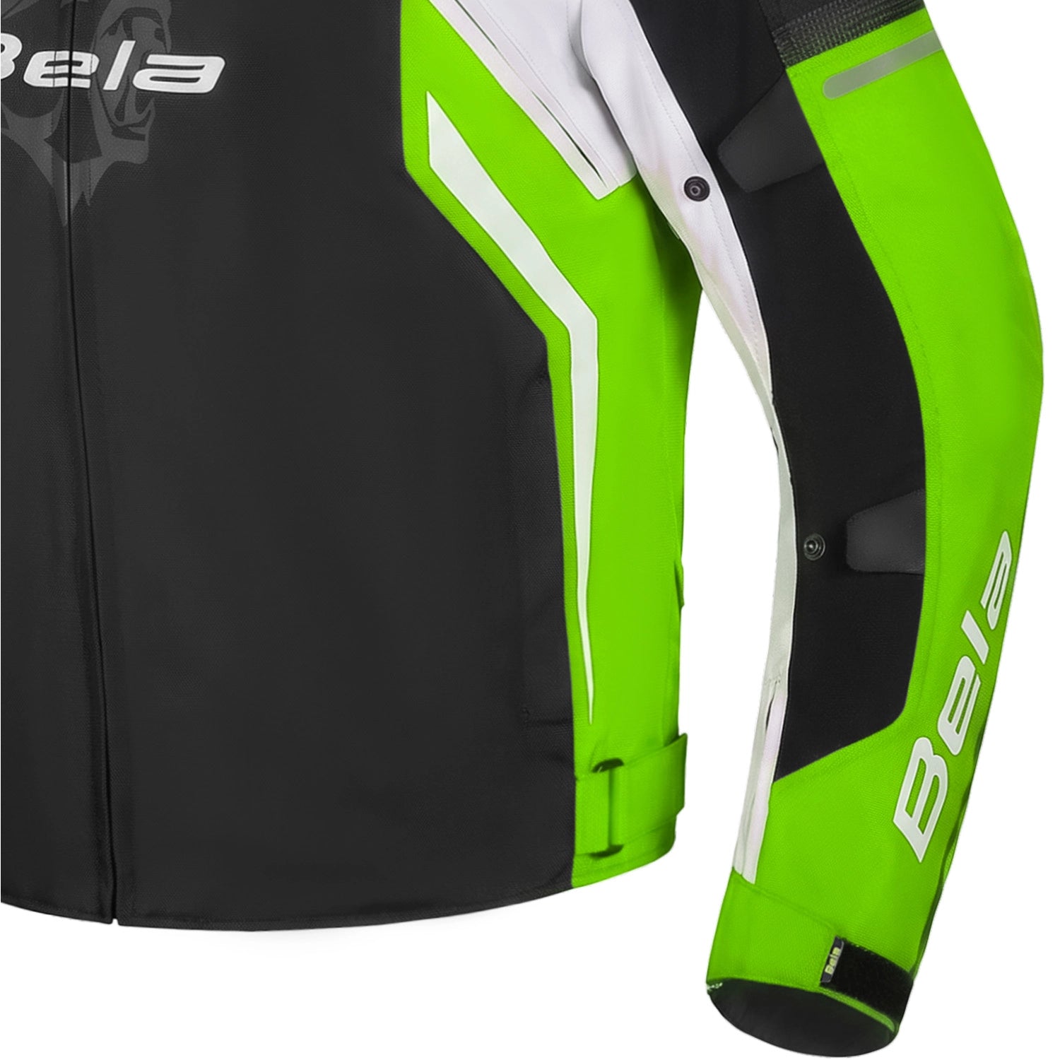 BELA CORDANIEL CASACOS DE MOTO HOMEM PRETO GELO VERDE FLUO – 6 – Maximomoto PT