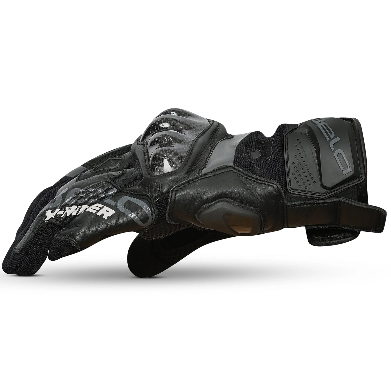 BELA DARING Motorcycle Men's Leather Gloves Black – 2 – Maximomoto PT