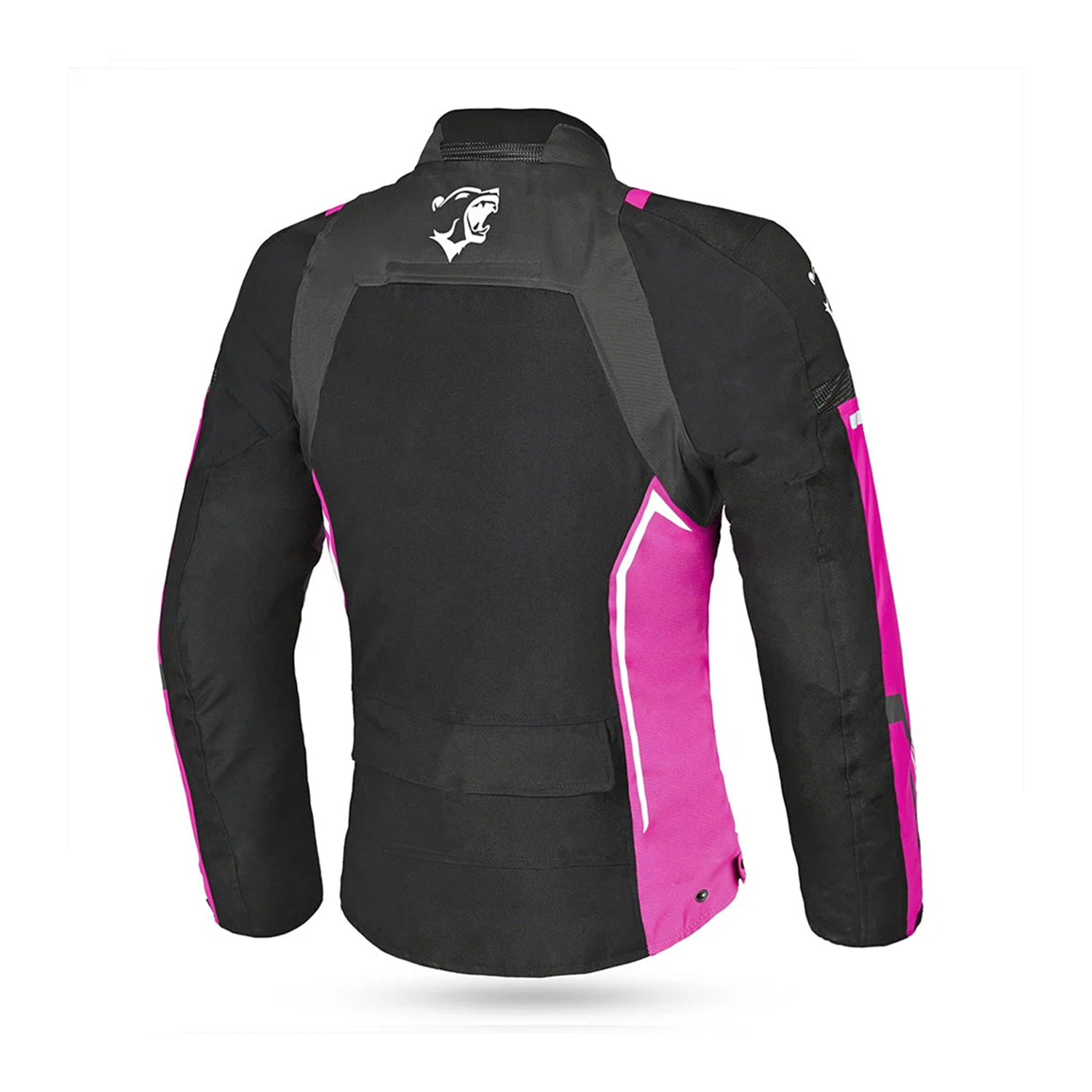 BELA ELANUR Women's Motorcycle Textile Jackets Black Anthracite Pink – 3 – Maximomoto PT