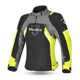 BELA ELANUR Motorcycle Ladies Textile Jackets Black Anthracite Yellow – Maximomoto PT
