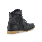 BELA Empact Couro Moto Homem Botas Preto - Imagem do lado direito de Boots
