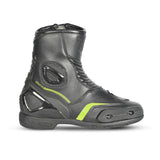 BELA FASTER 2.0 BOTAS DE MOTO PRETO AMARELO FLOU