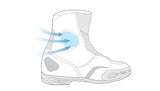 BELA FASTER 2.0 Moto Botas Preto Vermelho - Imagem vetorial 1 de botas
