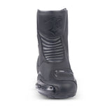 BELA FASTER 2.0 Moto Couro Botas Preto Cinza- Imagem frontal da Boots