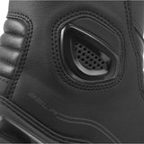 BELA FASTER 2.0 Moto Couro Botas Preto Cinza