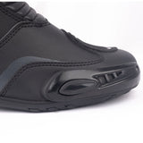 BELA FASTER 2.0 Moto Couro Botas Preto Cinza