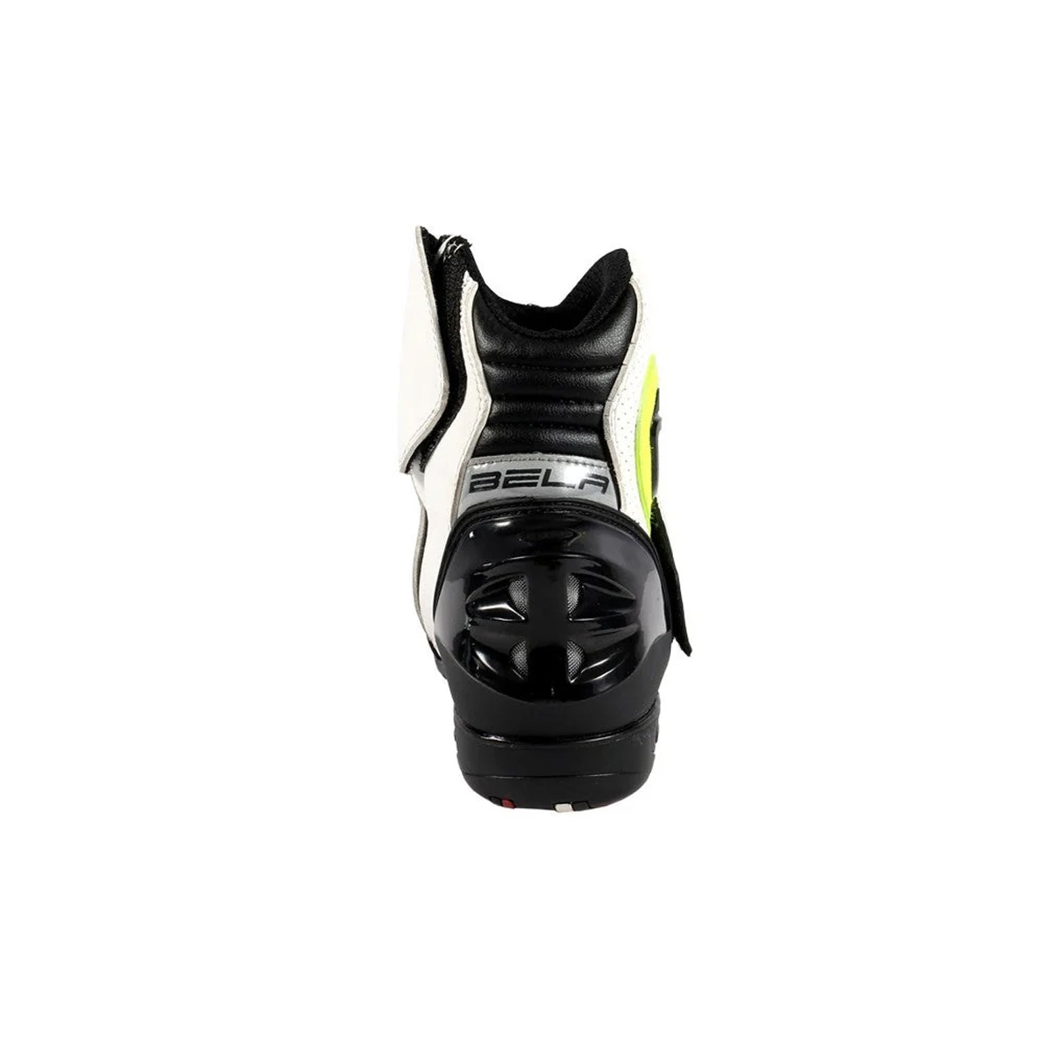 BELA FASTER Botas De Moto Couro Branco Fluor Amarelo – 6 – Maximomoto PT